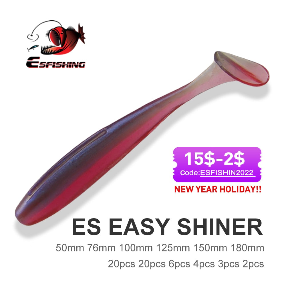 Esfishing Fishing Lure Soft, Colors Soft Plastics Lures