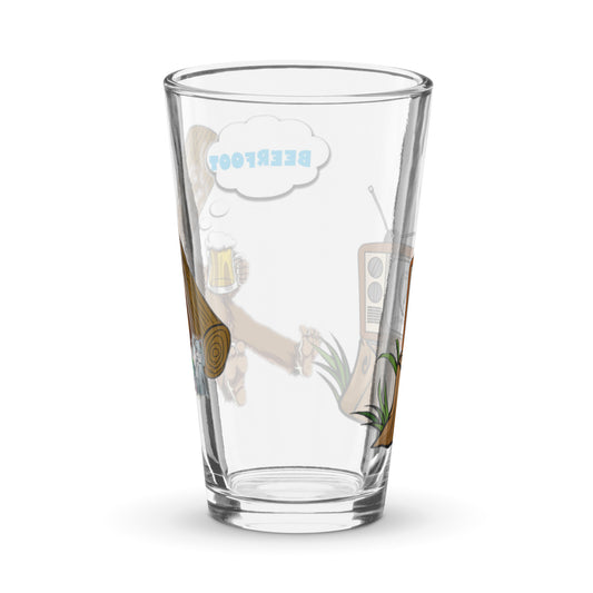 bigfoot and beer glass