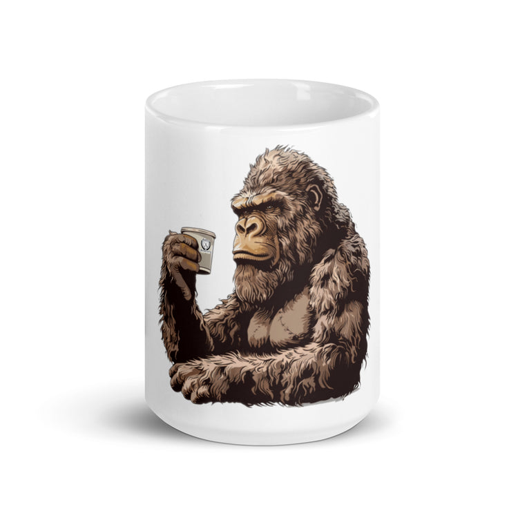 bigfoot and coffee mug