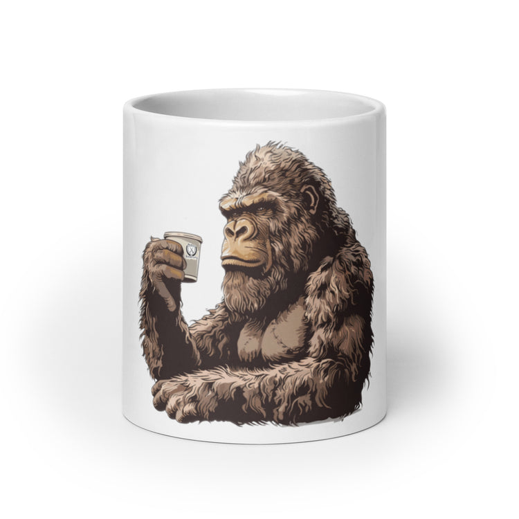 bigfoot and coffee mug