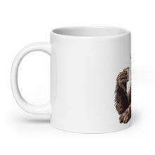 bigfoot and coffee mug