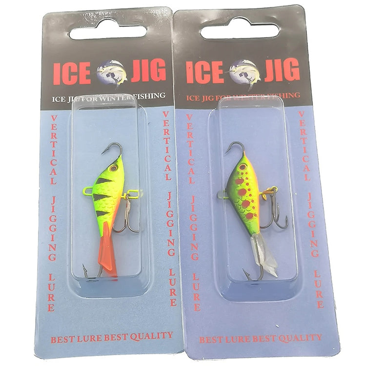 1PCS Quality Winter Ice Jig 5cm 7.5g Fishing Lure VIB Fake Lure Artificial Bait Leurre Balancer For Fishing Carp Pike Perch