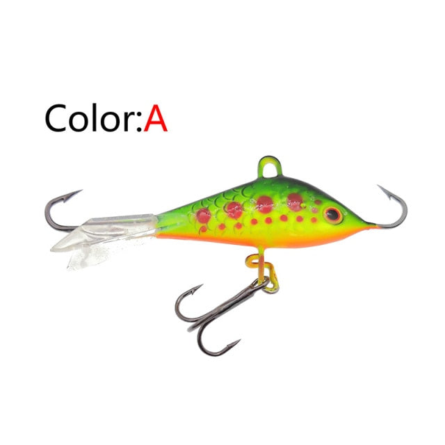 1PCS Quality Winter Ice Jig 5cm 7.5g Fishing Lure VIB Fake Lure Artificial Bait Leurre Balancer For Fishing Carp Pike Perch