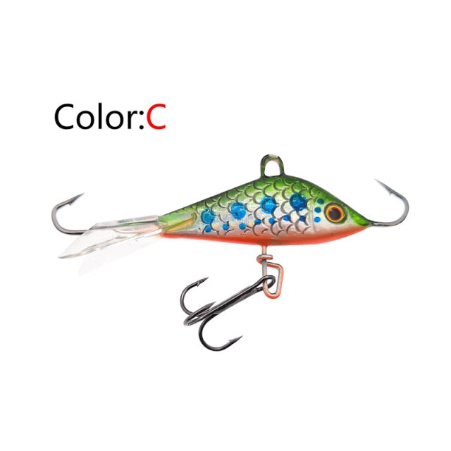 1PCS Quality Winter Ice Jig 5cm 7.5g Fishing Lure VIB Fake Lure Artificial Bait Leurre Balancer For Fishing Carp Pike Perch