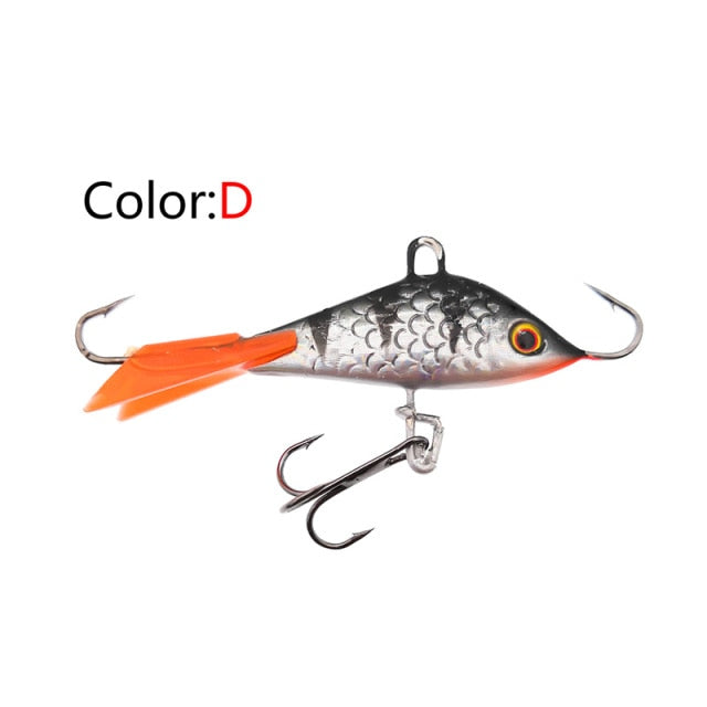 1PCS Quality Winter Ice Jig 5cm 7.5g Fishing Lure VIB Fake Lure Artificial Bait Leurre Balancer For Fishing Carp Pike Perch