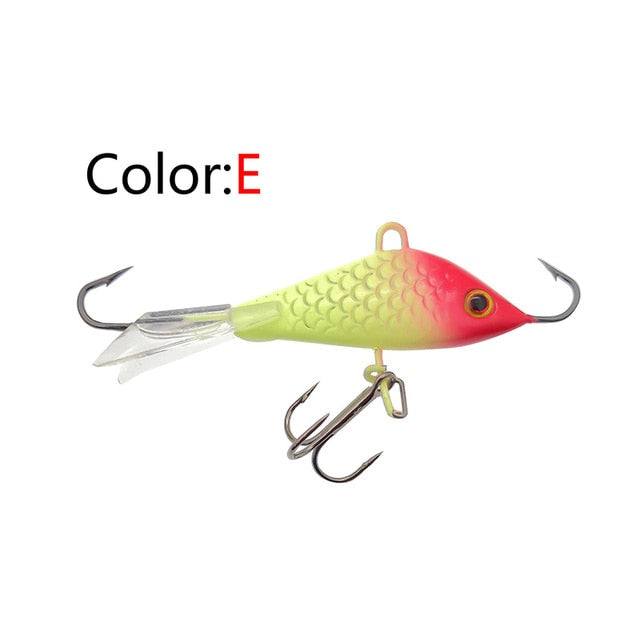 1PCS Quality Winter Ice Jig 5cm 7.5g Fishing Lure VIB Fake Lure Artificial Bait Leurre Balancer For Fishing Carp Pike Perch