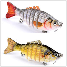 1PCS Fishing Baits Trolling Swim Minnow Wobbler Multi-section Hard Bait100mm15g Artificial Crankbait JerkBait Fishing tackleLure