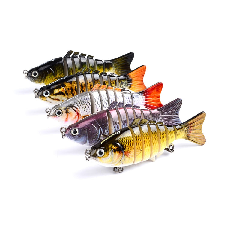 1PCS Fishing Baits Trolling Swim Minnow Wobbler Multi-section Hard Bait100mm15g Artificial Crankbait JerkBait Fishing tackleLure