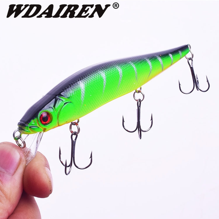 WDAIREN Brand Floating Minnow Fishing Lure 14g/22g Swim Wobblers Artificial Hard Bait Crankbait For Bass Pike Lues Pesca Tackle