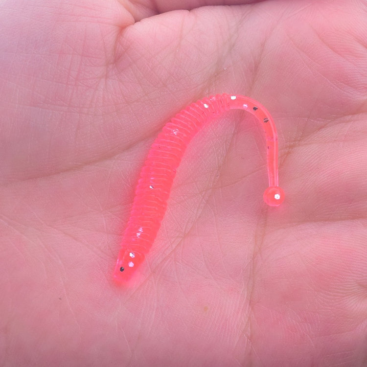 10pcs/Lot Worm Soft Fishing Lures Jig Wobblers 6cm 0.6g Shrimp Odor Additive Silicone Artificial Baits Bass Carp Pesca Tackle