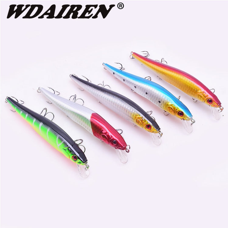 WDAIREN Brand Floating Minnow Fishing Lure 14g/22g Swim Wobblers Artificial Hard Bait Crankbait For Bass Pike Lues Pesca Tackle