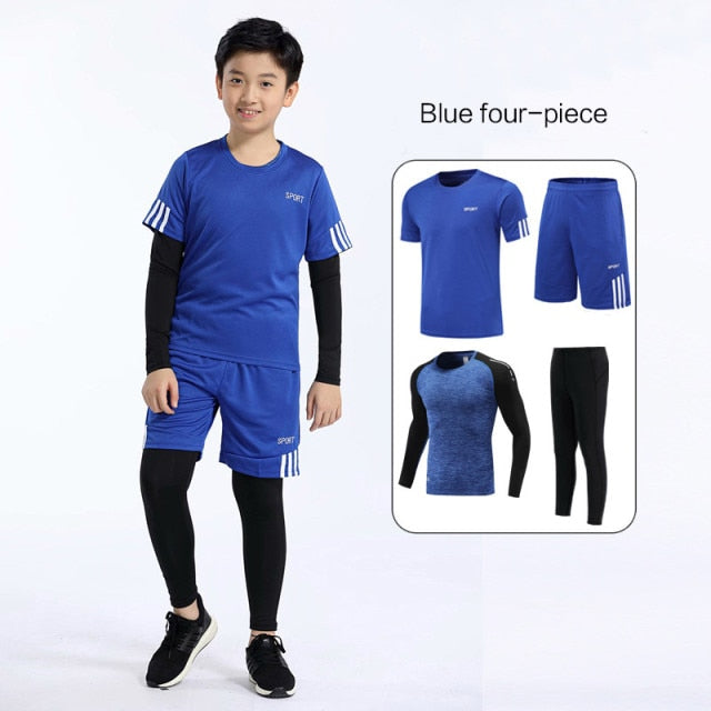 Men Clothing Sportswear Gym Fitness Compression Suits Running Set