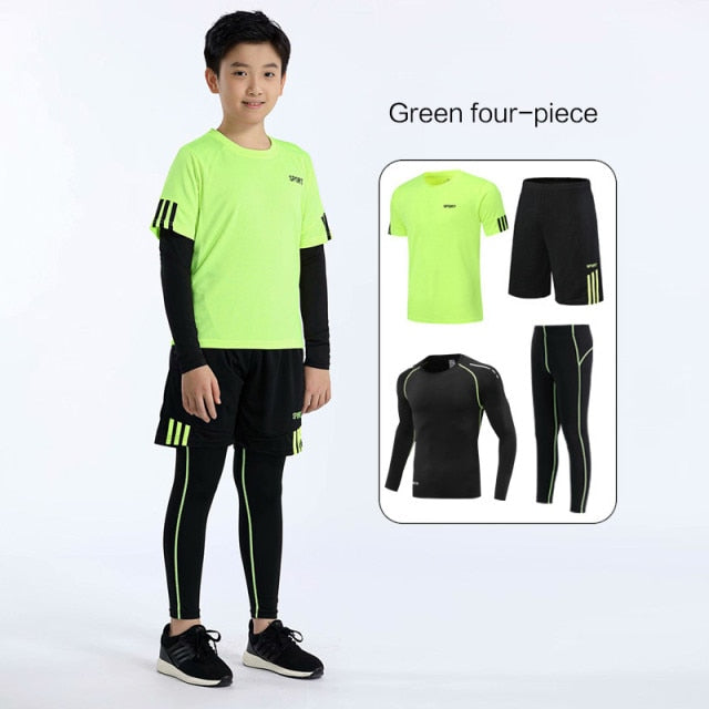 Men Clothing Sportswear Gym Fitness Compression Suits Running Set