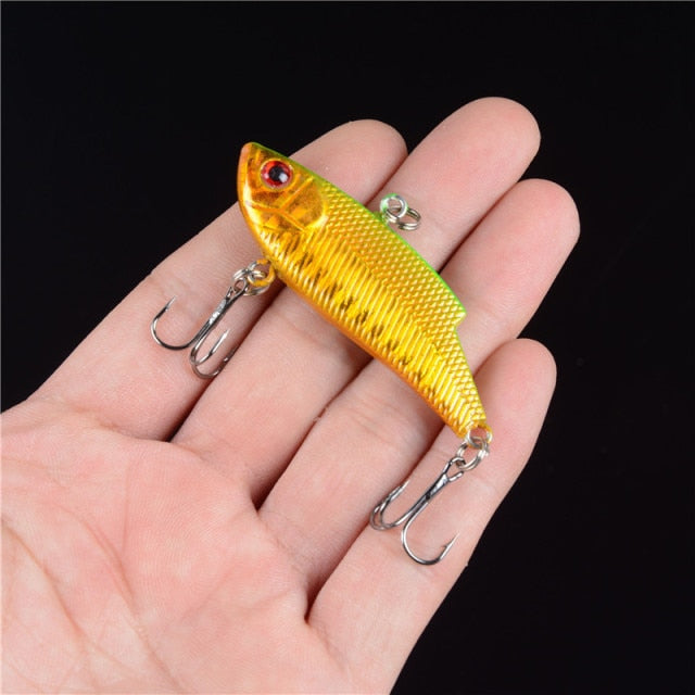 1pcs Fishing Lure Winter VIB Spoon Bait 57mm 10g Hard Crankbait Wobbler  Isca Artificial Peche Salmo for Fishing