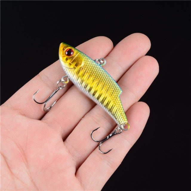 1pcs Fishing Lure Winter VIB Spoon Bait 57mm 10g Hard Crankbait Wobbler  Isca Artificial Peche Salmo for Fishing