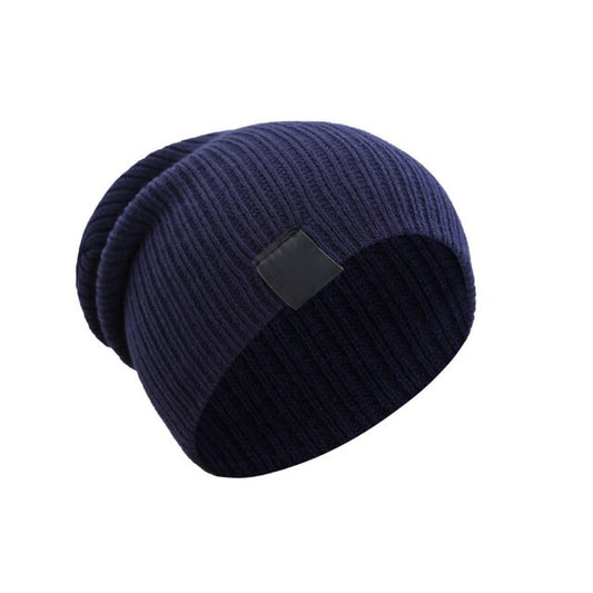 Winter Comfortable Loose Cap Solid Color Outdoor Bonnet Skiing Hat Fashion Wool Knitted Hats For Men Women Clothing Accessories