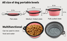 Furrybaby 350ML/1000ML 1PC Collapsible Dog Bowls for Travel Dog Portable Water Bowl for Dogs Dish for Camping Pet Cat Food Bowls