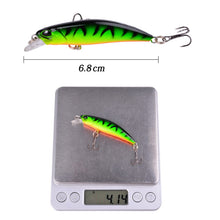 10pcs Laser Slow Minnow Fishing Lure Set 4g 7cm Wobblers Crankbaits Isca Artificial Hard Bait Carp Mini Fishing Lures Pesca