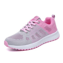 Women&#39;s Breathable Walking Shoes Casual Sneakers Mesh Breathable Sports Shoes Anti-Slip Jogging Shoes Knitting Tennis Shoes