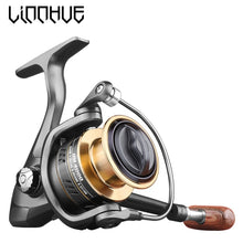 LINNHUE Fishing Reel HK1000-7000 Metal/EVA Grip 5.2:1 High Speed Spinnin Reel150m Line