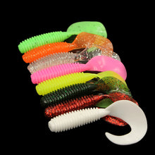 10pcs/Lot Soft Lures Silicone Bait 55/65/75mm Goods For Fishing Sea Fishing Pva Swimbait Wobblers Artificial Tackle