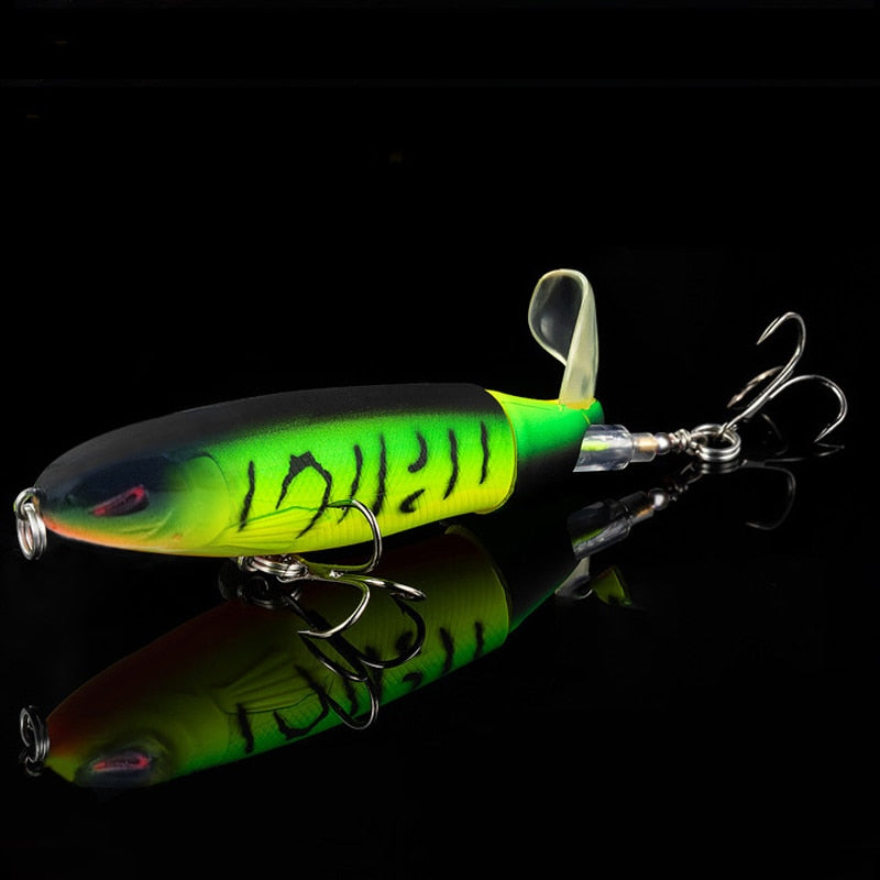 1Pcs Whopper Plopper Fishing Lure 13g/15g/35g Catfish Lures For Fishing Tackle Floating Rotating Tail Artificial Baits Crankbait