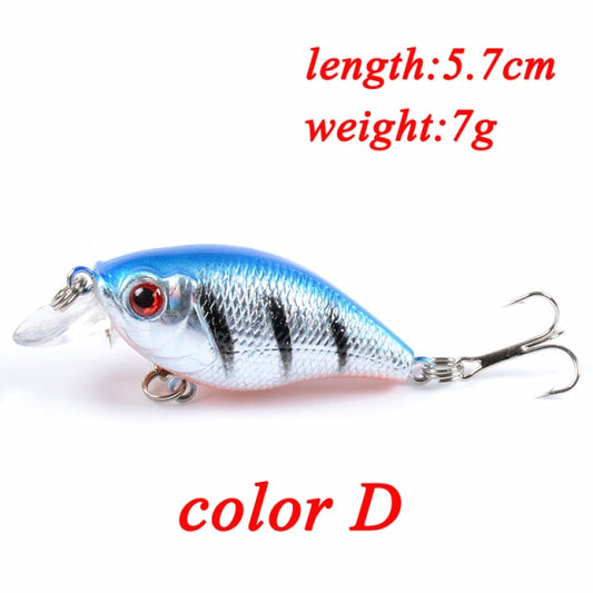 1PCS Wobblers Quality Crankbait Simulation Fishing Lure 5.7cm 7g Jerkbait Floating Hard Bait Bass Carp Pesca Fishing Tackle