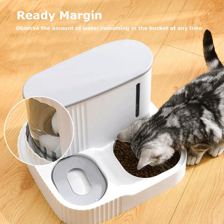 3L Pet Cat Food Bowl Dog Automatic Feeder With Dry Food Storage Cat Drinking Water Bowl High Quality Safety Material Supplies