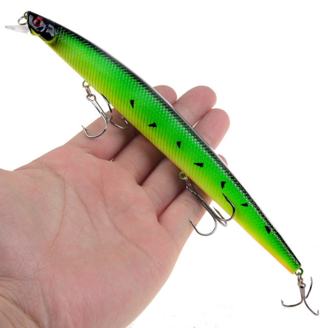 1PCS Big Crankbait Minnow Fishing Lure Floating Hard Bait180mm/24g Artificial Bait Fishing Wobblers Swimming Carp Fishing tackle