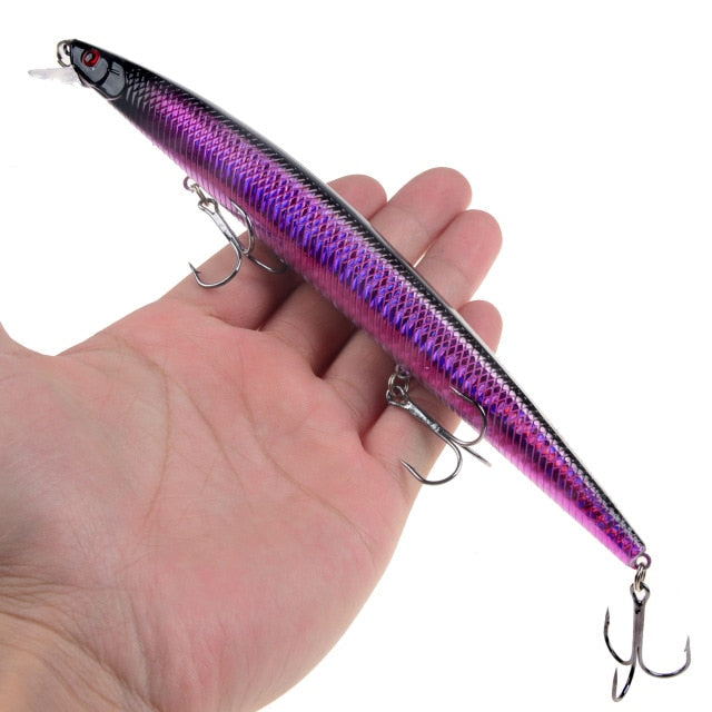 1PCS Big Crankbait Minnow Fishing Lure Floating Hard Bait180mm/24g Artificial Bait Fishing Wobblers Swimming Carp Fishing tackle