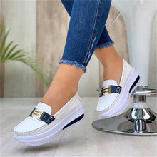 2021 Spring New Platform Comfortable Women&#39;s Sneakers Fashion Lace Up Casual Little White Shoes Women Increase Vulcanize Shoes