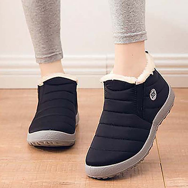 Women&#39;s Shoes Winter Chunky Shoes For Women Keep Warm Women&#39;s Boots Winter Snow Ankle Boots Woman Footwear Ladies