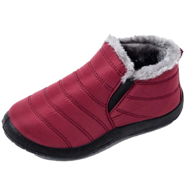 Women&#39;s Shoes Winter Chunky Shoes For Women Keep Warm Women&#39;s Boots Winter Snow Ankle Boots Woman Footwear Ladies