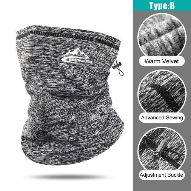 Winter Outdoor Fishing Mask High Stretch Warmth Fabric Breathable Mesh Windproof Soft Comfortable Non-ball Fabric Riding Mask