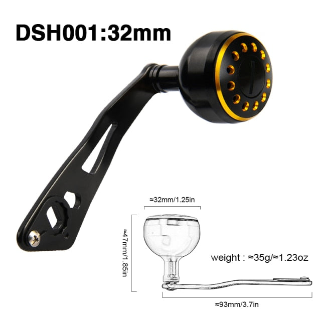 LETOYO Hot Sale Fishing Reel Handle Knob High Strength Tools Accessories Tackles For DAIWA SHIMANO RYOBI Tuning Handle Supplies