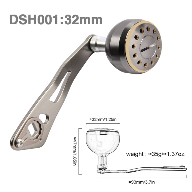 LETOYO Hot Sale Fishing Reel Handle Knob High Strength Tools Accessories Tackles For DAIWA SHIMANO RYOBI Tuning Handle Supplies