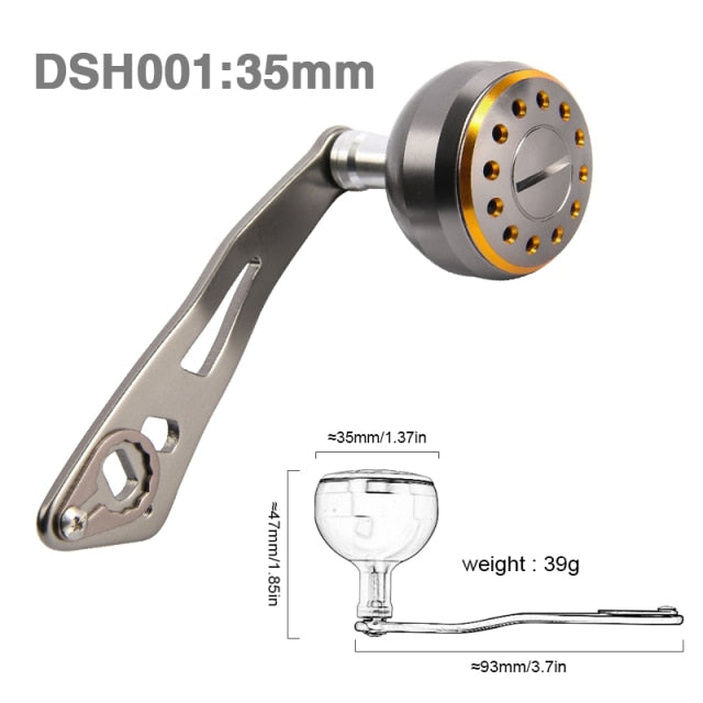 LETOYO Hot Sale Fishing Reel Handle Knob High Strength Tools Accessories Tackles For DAIWA SHIMANO RYOBI Tuning Handle Supplies