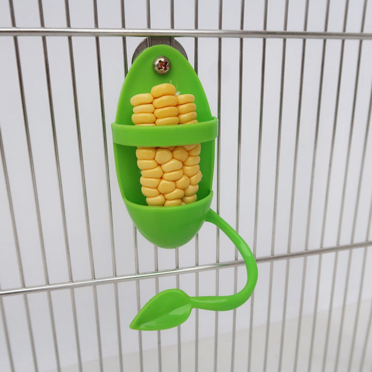 Parrot Food Feeder Fun Bird Cage Feeder Parrot Feeding Toy Plastic Pet Feeding Supplies Parrot Feeding Toy Plastic Bird Stand