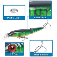 1Pcs 105mm 9g Fishing Bait Wobbler Swimming Lures Jig  Crankbait Artificial Bait Double Hooks For Fishing