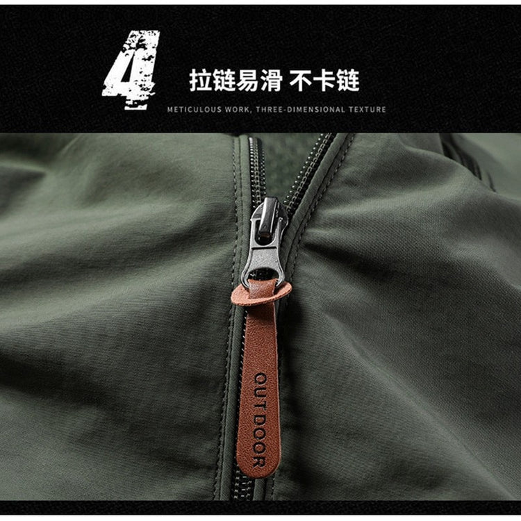 Waterproof Men&#39;s Windbreaker Short Wind Cycling Jacket for Men Breathable Mtb Riding Clothing Outdoor Sport Windbreaker