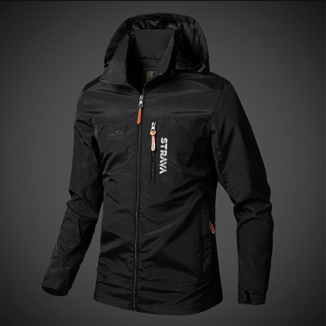 Waterproof Men&#39;s Windbreaker Short Wind Cycling Jacket for Men Breathable Mtb Riding Clothing Outdoor Sport Windbreaker