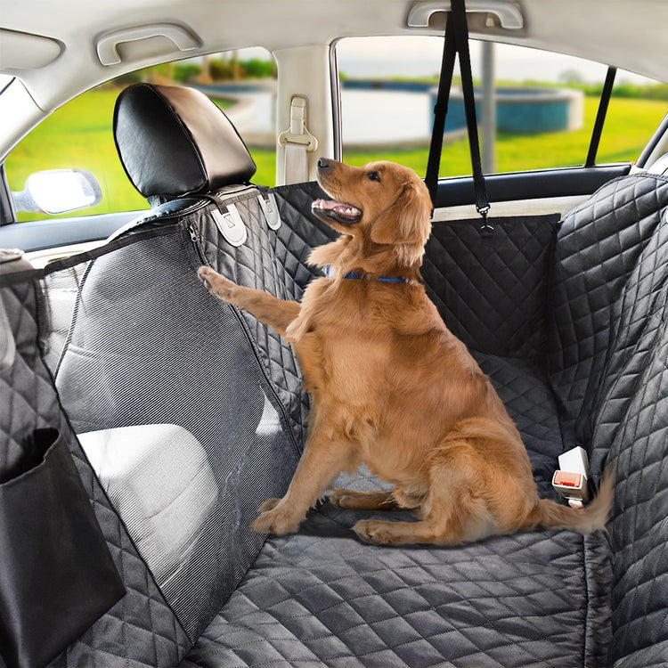 Prodigen Dog Car Seat Cover Waterproof Pet Travel Dog Carrier Hammock Car Rear Back Seat Protector Mat Safety Carrier For Dogs