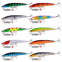 1Pcs Japanese Minnow Fishing Lures Floating Hard Bait 10.5mm 8.3g Artificial Wobbler Crankbait Carp Perch Pesca Fishing Tackle