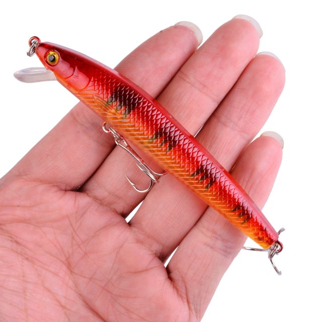 1Pcs Japanese Minnow Fishing Lures Floating Hard Bait 10.5mm 8.3g Artificial Wobbler Crankbait Carp Perch Pesca Fishing Tackle