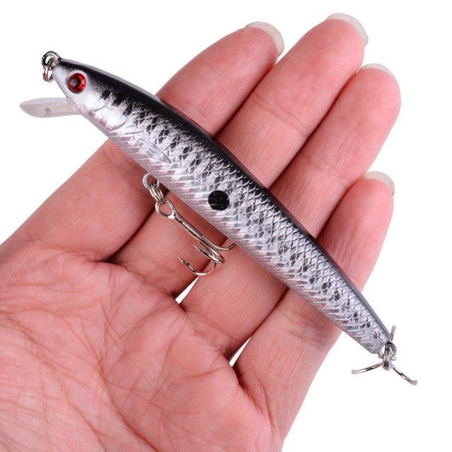 1Pcs Japanese Minnow Fishing Lures Floating Hard Bait 10.5mm 8.3g Artificial Wobbler Crankbait Carp Perch Pesca Fishing Tackle