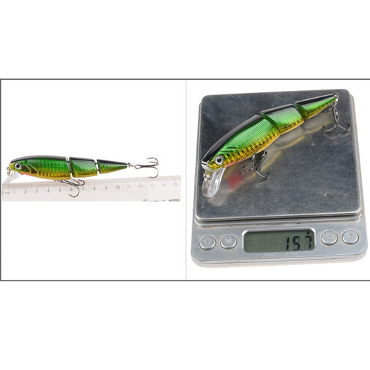 1PCS Wobblers Fishing Lure Multi-section Hard Bait110mm 15g Artificial Bait Minnow Lure Crankbait Perch Carp Fishing Tackle Lure