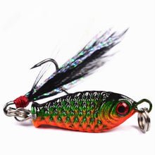 1Pcs Rotating Metal VIB Vibration Bait Spinner Spoon Fishing Lures 25mm/5.2g Jigs Trout Winter Fishing Hard Baits Tackle Pesca