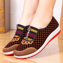 Spring and autumn cloth shoes women&#39;s single shoes soft soled anti slip shoes middle-aged and old mothers womens walking shoes