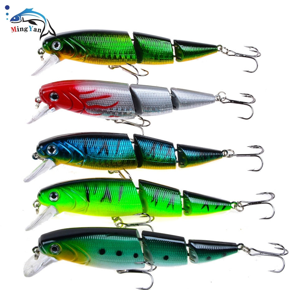 1PCS Wobblers Fishing Lure Multi-section Hard Bait110mm 15g Artificial Bait Minnow Lure Crankbait Perch Carp Fishing Tackle Lure