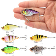 1PCS Hard VIB Lures Fishing Bait Treble Hooks Sinking Crankbait Wobber Fishing Tackle 4.6g 4cm